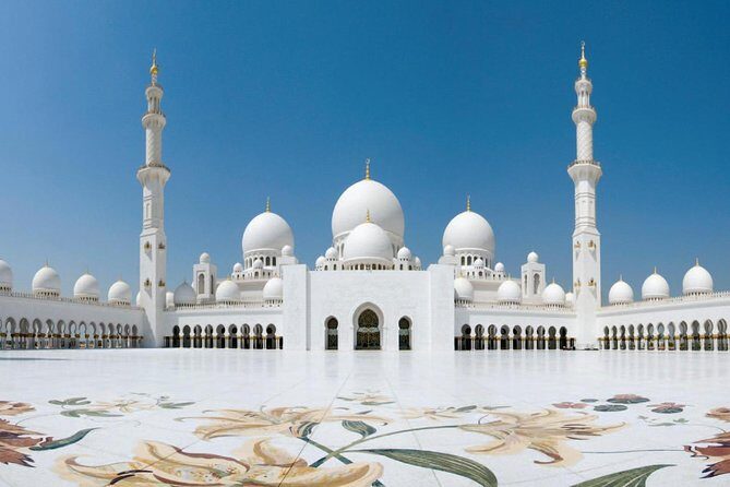 Full-Day Tour of Abu Dhabi from Dubai, Sheikh Zayed Grand Mosque - Key Points