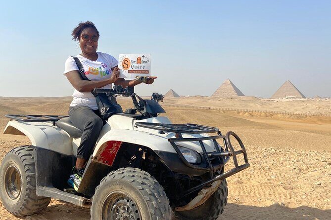 Full Day Tour to Giza with Camel & ATV Ride and Dinner Show - FAQs