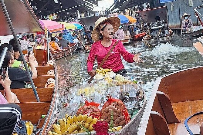Full Day Tour Traditional Boat and Ayutthaya World Heritage - Exploring the Damnoen Saduak Floating Market