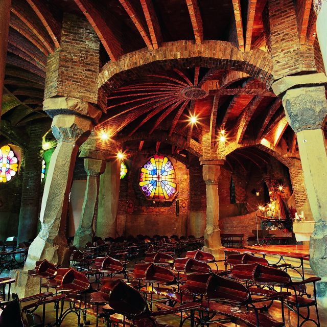 gaudi-crypt-in-colonia-guell-with-audioguide
