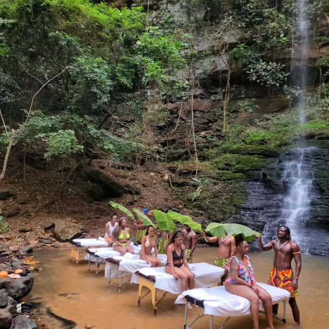 Ghana: Waterfall Massage with Lunch Experience - Key Points