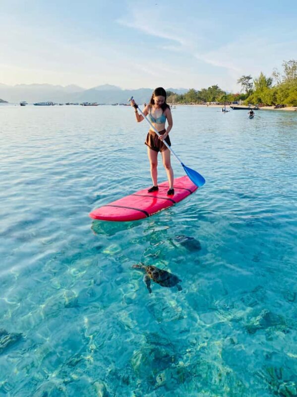 Gili SUP Or Kayak With Drone Shoot . Daylight Or Sunrise - Why This Tour Offers Real Value