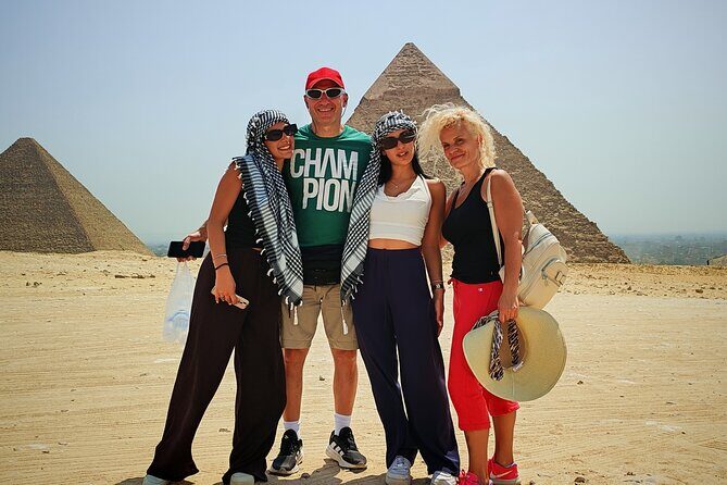 Giza pyramids all inclusive lunch, fees,camel&inside 3rd pyramid - FAQ
