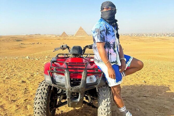 Giza Pyramids, Camel ride and Shopping with ATV Quad bike - Exploring the Pyramids of Giza
