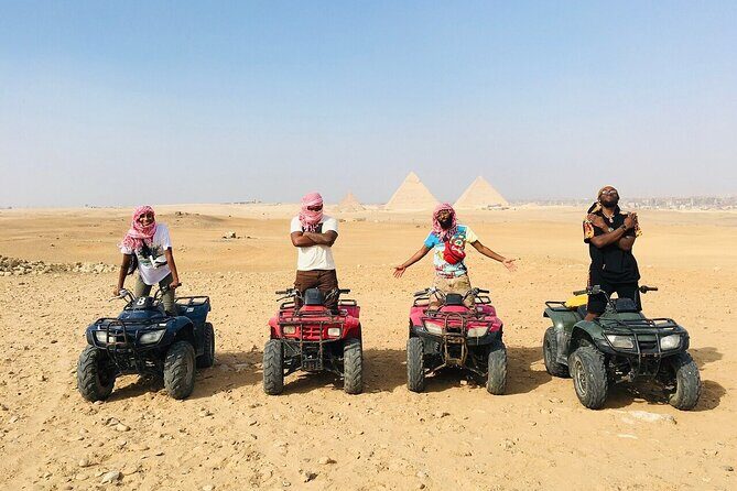 Giza Pyramids, Camel ride and Shopping with ATV Quad bike - Wrap-up and Return