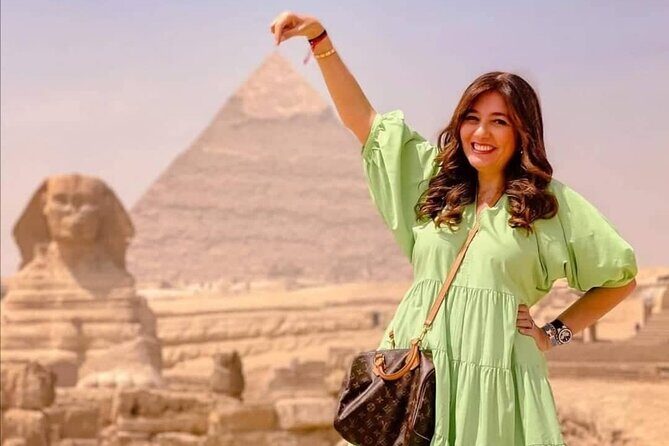Giza Pyramids, Ride a Camel, Sphinx, Egyptian Museum& Bazaar, Lunch is included. - Key Points  