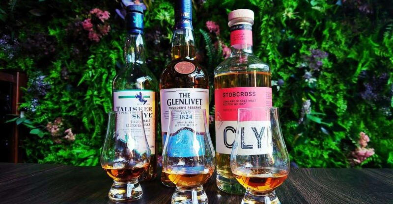 glasgow-whisky-flight-at-contemporary-scottish-venue