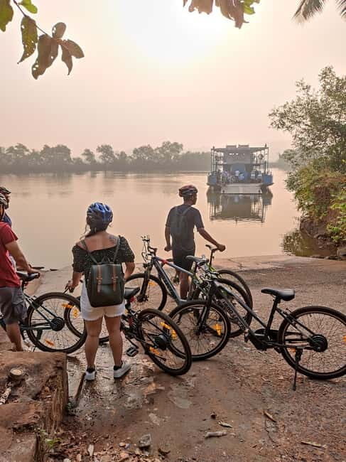 Goa: Chorao Island E-Bike guided Tour veg breakfast included - The Itinerary: From Ferry to Fine Views