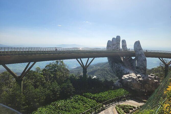 Golden Bridge- Marble Mountain- Monkey Mountain from Hotel in Hue-Da Nang-Hoi An - Key Points