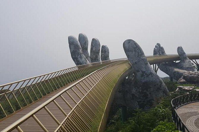 Golden Bridge to Avoid Crowd -Marble Mountain- Lady Buddha Statue - Why This Tour Offers Great Value