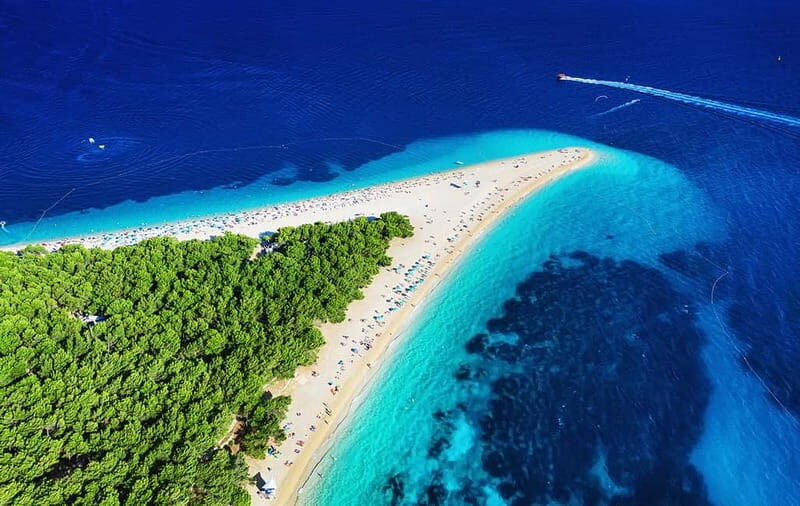 Golden Horn beach, Bol town, beach Vala Hrvaska restaurant - A Closer Look at the Tour Experience