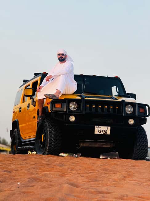 Golden Sands & Glamour: Hummer Safari with Photoshoot - FAQ