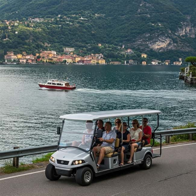 Golf car tour and boat ride on Lake Como - Exploring the Tour in Detail
