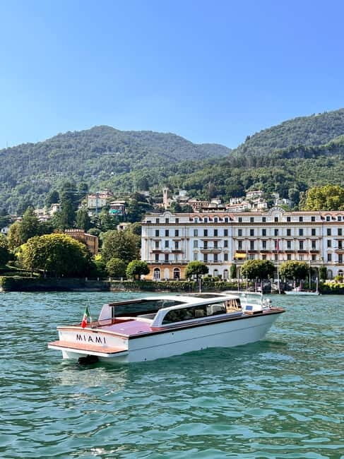 Golf car tour and boat ride on Lake Como - The Sum Up