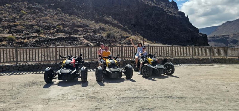 Gran Canaria: 3-WHEEL RYKER 3 HOUR TOUR -FREE PICKUP&DROPOFF - Key Points