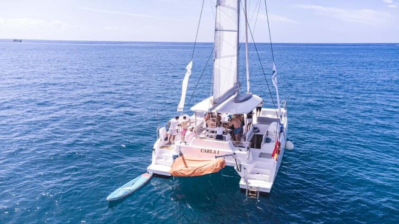 Gran Canaria: Catamaran tour with lunch on unspoiled beaches - Key Points