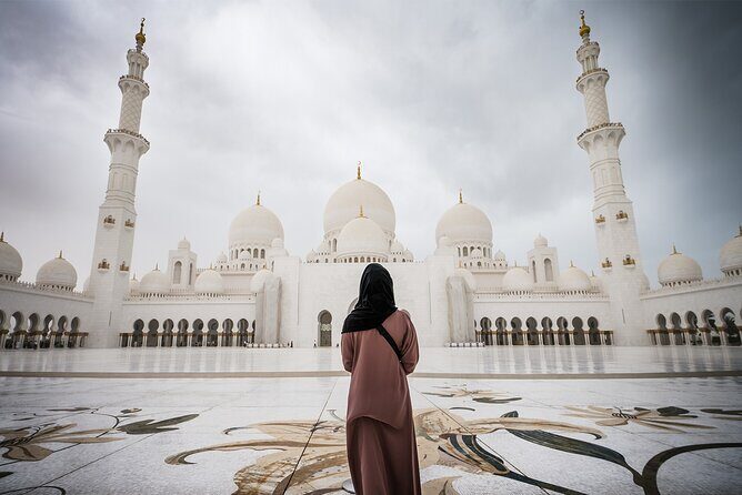 Grand Mosque Qasr Al Watan and Louvre Museum From Dubai Tour - Key Points