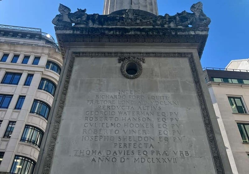 Great Fire of London Monument & optional Tower of London - In-Depth Breakdown of the Experience