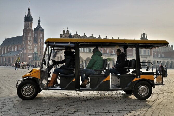 group-tour-around-krakow-by-golf-cart-and-visit-in-schindler-museum-with-ticket