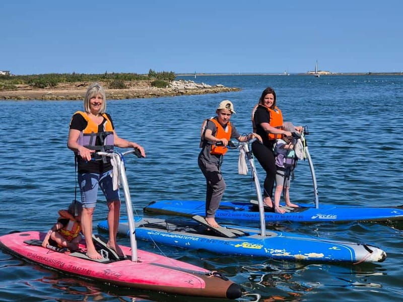 Gruissan: aquastepper rental (a mix of paddleboarding and stepper) - How Does It Work? 