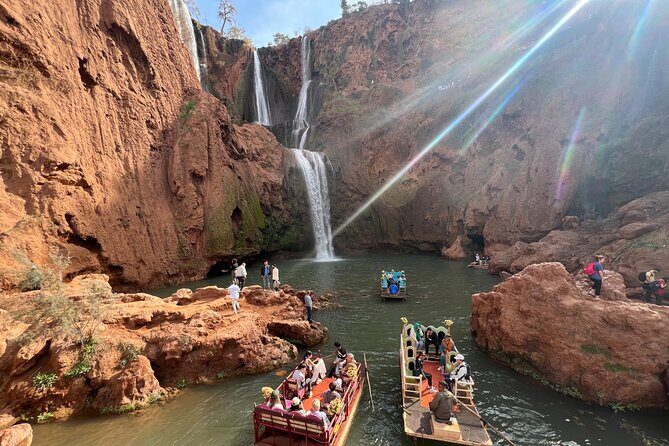 Guided Small Group Tour to Ouzoud Waterfalls & Boat Ride - Key Points