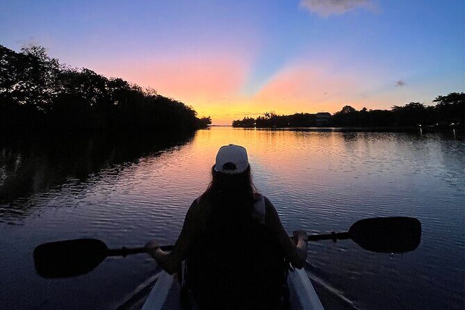 Guided Sunset Kayak Tour in Mauritius - Key Points