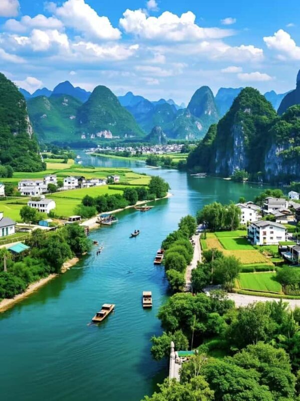 Guilin: Private Yangshuo Day Trip with Silver Cave & Cruise - Cycling Along Yulong River: Rural Charm and Tranquility