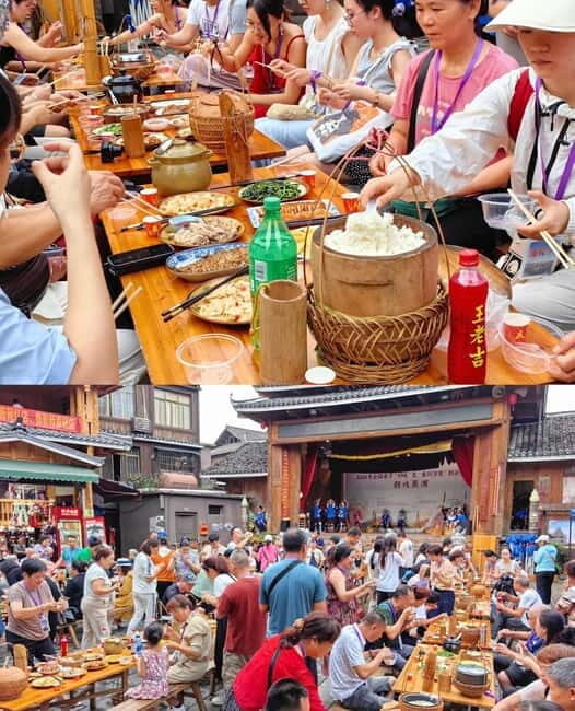 Guilin to Sanjiang: Dong Village, Local Lunch & Tea Mountain - A Traditional Meal – Long-Table Feast or Family Lunch