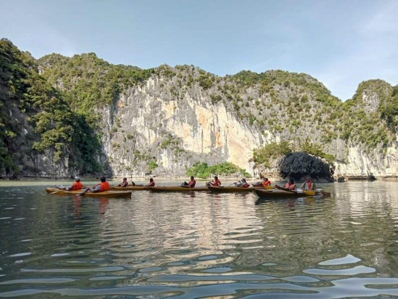 ha-long-bay-6-hours-cruise-visit-titop-sung-sot-cave-kayak