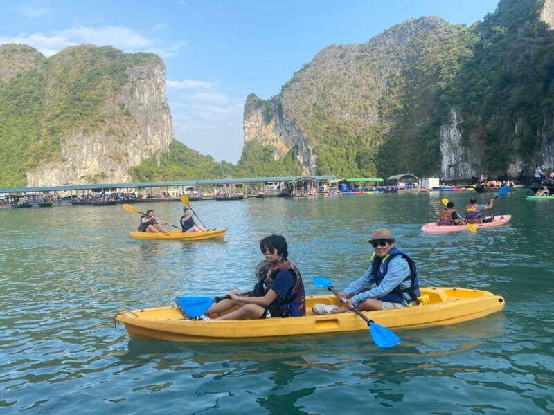 ha-long-bay-6-hours-cruise-visit-titop-sung-sot-cave-kayak