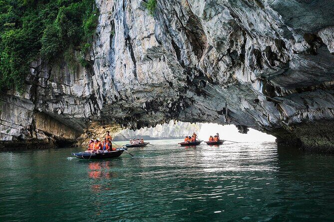 Ha Long Bay Day Cruise from Hanoi-Buffet, Kayak and Sunset Party - Key Points