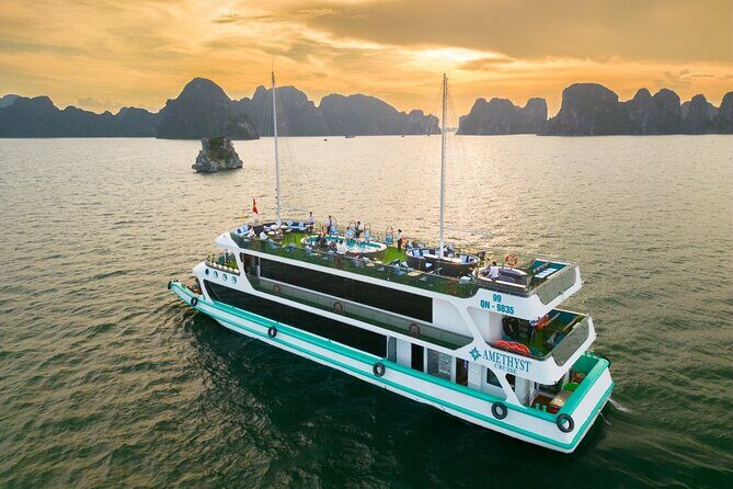 Ha Long Bay Day Tour by 5 Stars Amethyst Cruise Tuan Chau Harbor - Key Points