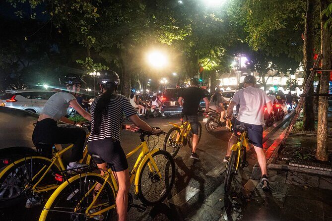Half Day: Hanoi Foodie Shared Cycling Tour - A Closer Look at the Hanoi Foodie Night Ride