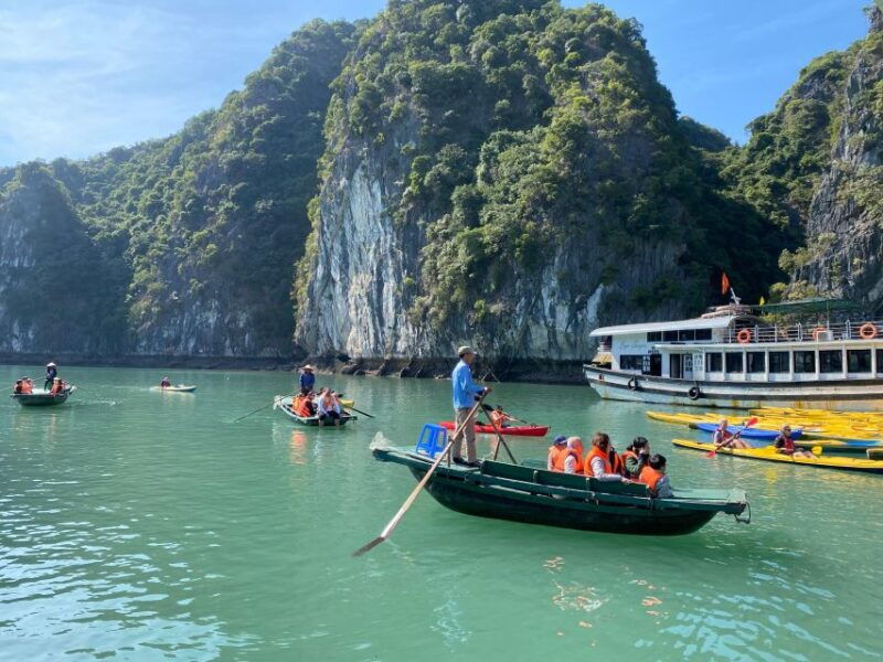 half-day-lan-ha-bay-boat-trip-kayakingsnorkel