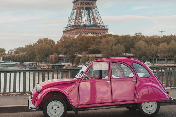 half-day-private-tour-in-paris-with-pink-citroen-2cv