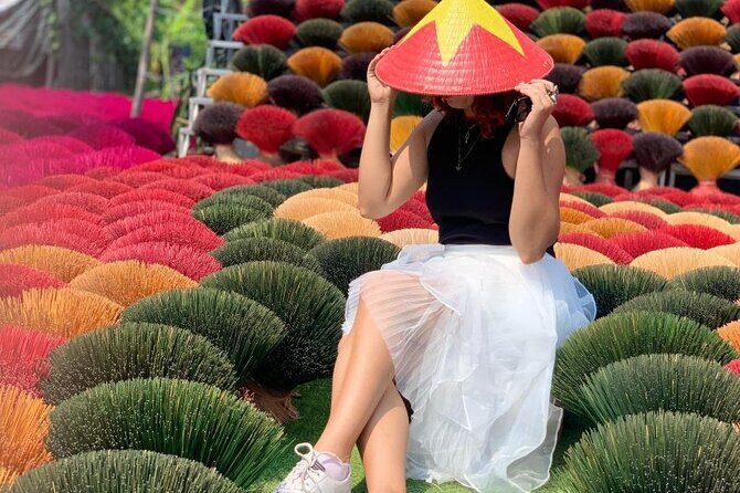 Half day to visit Incense,Conical Hat Village & Train street - Exploring Hanoi’s Crafts and Local Life in a Compact Tour