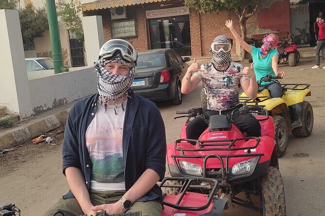 Half Day Tour Giza Pyramids, Sphinx with Sunset Quad Bike (ATV) - FAQ