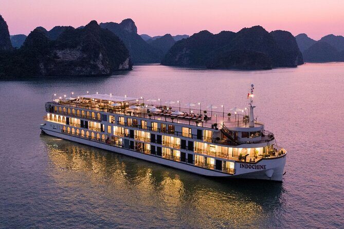 Halong and Lan Ha Bay Indochine 2D1N Luxury 5-Star Cruise Tour - Key Points