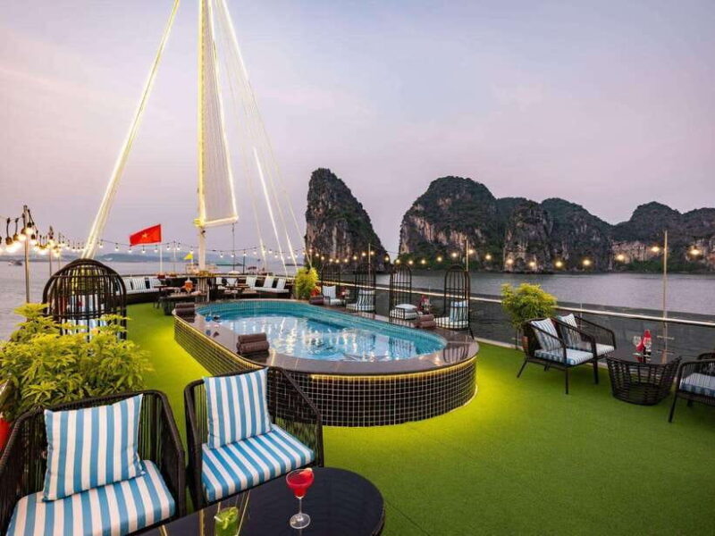 Halong Bay 5 Star Day Cruise with swimm Pool, Buffet, Kayak - An In-Depth Look at the Halong Bay 5-Star Day Cruise
