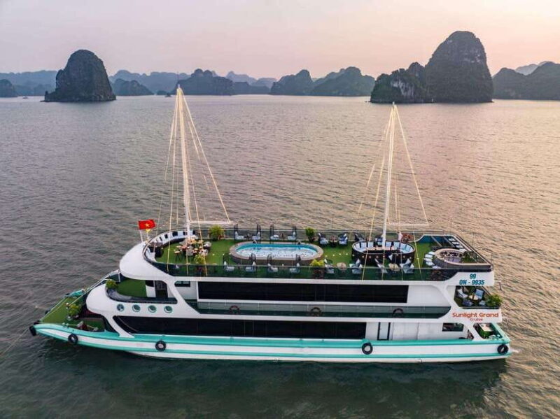 Halong Bay 5 Star Day Cruise with swimm Pool, Buffet, Kayak - Possible Drawbacks or Considerations