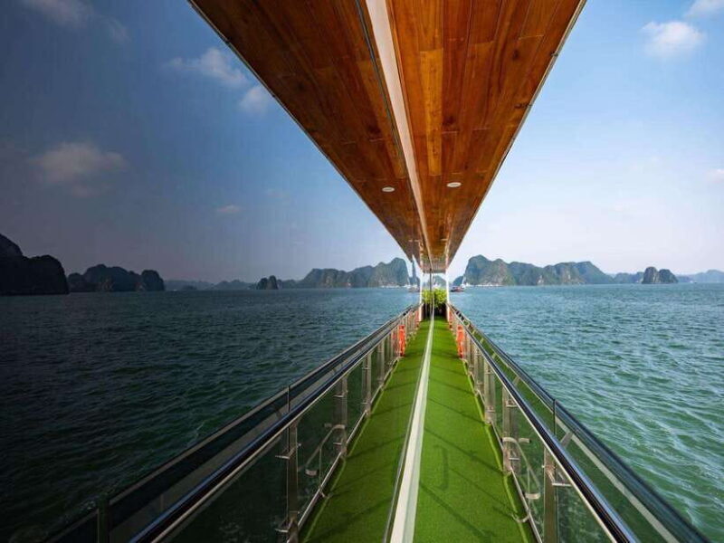 Halong Bay 5 Star Day Cruise with swimm Pool, Buffet, Kayak - The Sum Up