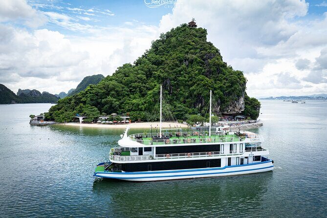 Halong Bay Carnival Cruise 5 Star Luxury with Transfer & Jacuzzi - Key Points