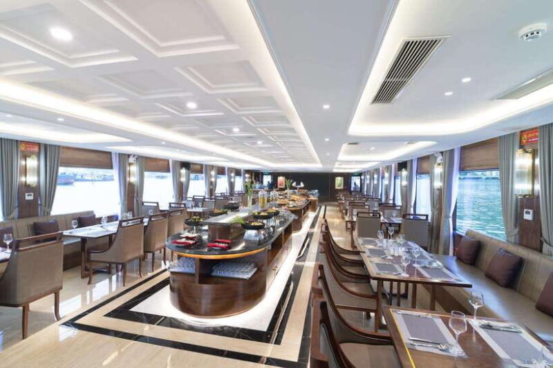 Halong bay day tour: Best seller IRIS CRUISE with live band - The Sum Up