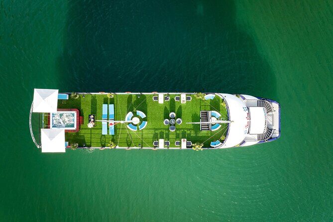 Halong Bay Day Trip Luxury Cruise With Jacuzzi and Buffet Lunch - Key Points