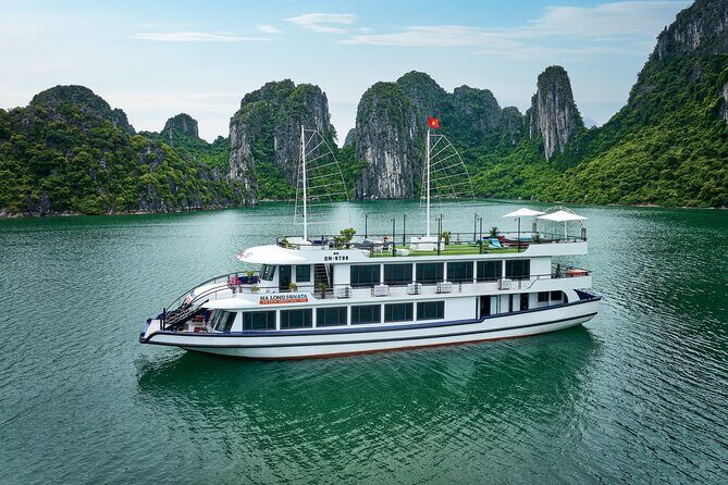 Halong Bay Day Trip Luxury Cruise With Jacuzzi and Buffet Lunch - The Sum Up