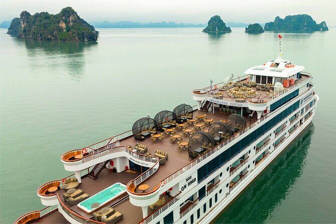 Halong Bay Full-Day Tour by Ambassador 5-Star Cruise from Hanoi - Key Points