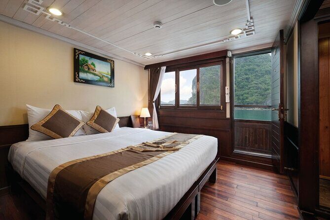 Halong Bay Overnight Cruise With Full Activities Kayak, Swim, Cave, and Meals... - Key Points