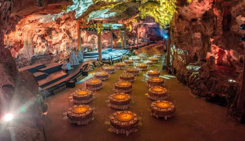 Halong Dragon Pearl Cave: Artistic Live Performance & Dinner - Key Points