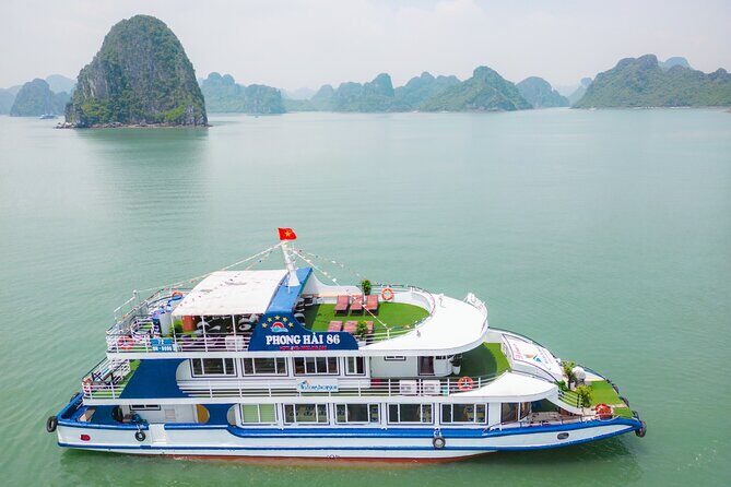 Halong Excursion Deluxe Cruise with Lunch, Kayak & Sunset Party - Key Points