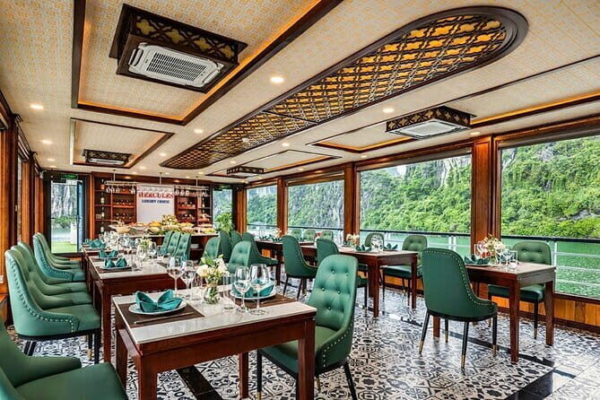 Halong Hercules 5 Stars Day Cruise: Buffet Lunch and Sunset Party - Detailed Breakdown of the Itinerary